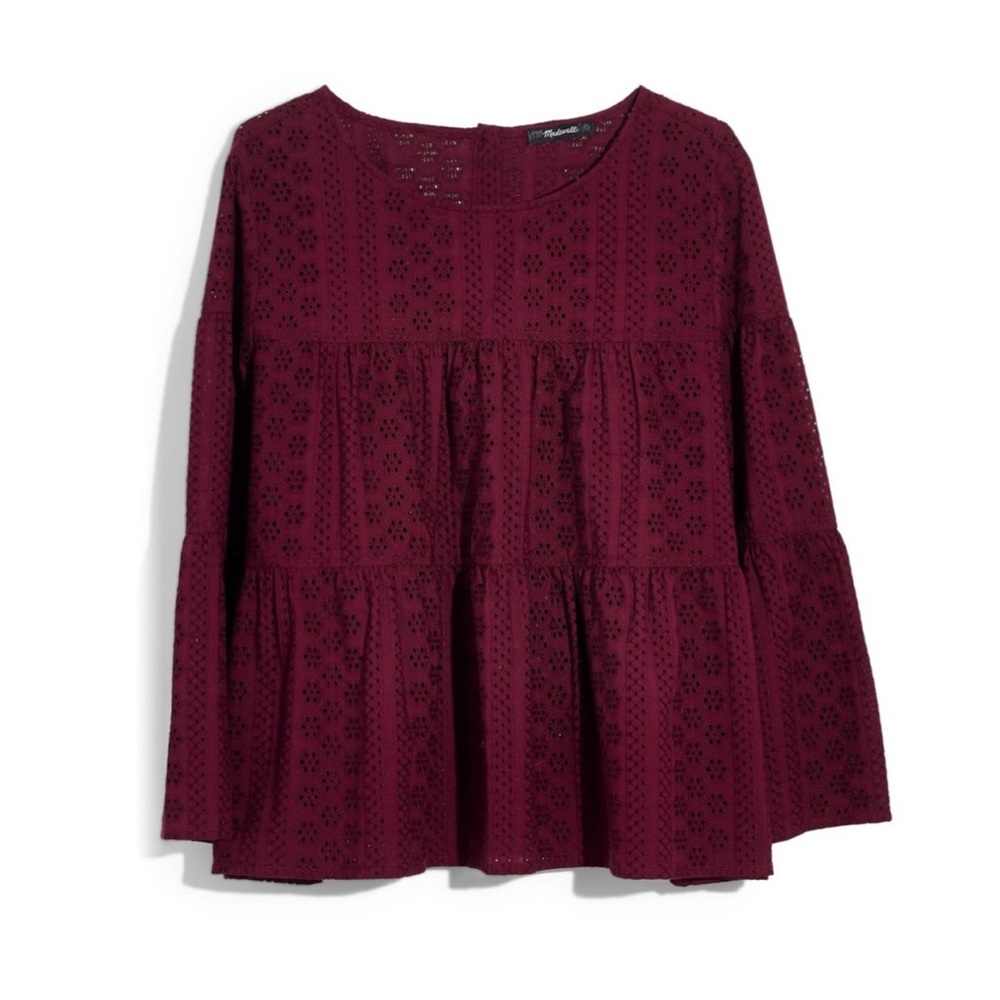 Madewell | Tiered Eyelet Top